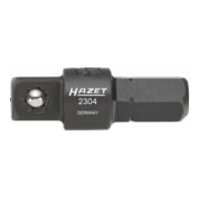 HAZET Adapter 2311 ∙ Zeskant massief 10 mm (3/8 inch) ∙ Vierkant massief 12,5 mm (1/2 inch)