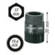 HAZET Adapter 2592 17mm Sechskant 19,6mm Schlüsselweite