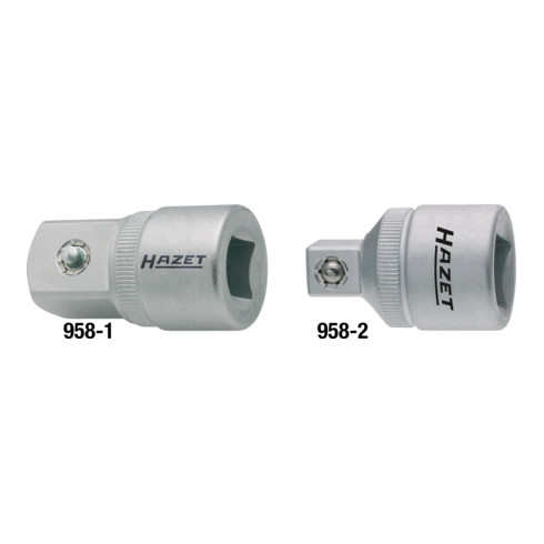 HAZET Adapter 958-1 Vierkant hohl 12,5 mm (1/2") Vierkant massiv 20 mm (3/4")