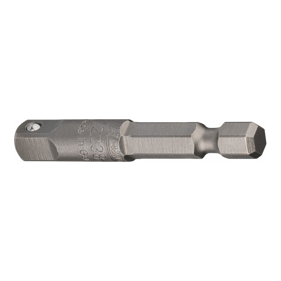 HAZET Adattatore 2238-1, Attacco esagonale, massiccio, 6,3 (1/4"), Attacco quadro, massiccio, 6,3mm (1/4")