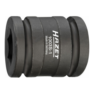 HAZET Adattatore per avvitatore ad impulso 1003S-1, Attacco quadro, cavo, 20mm (3/4"), Profilo esagonale interno
