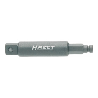 HAZET Adattatore per avvitatore ad impulso 8808S-1, Attacco esagonale, massiccio, 8mm (5/16"), Attacco quadro, massiccio, 10mm (3/8")