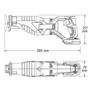 HAZET Akku-Säbelsäge 9234-010-4