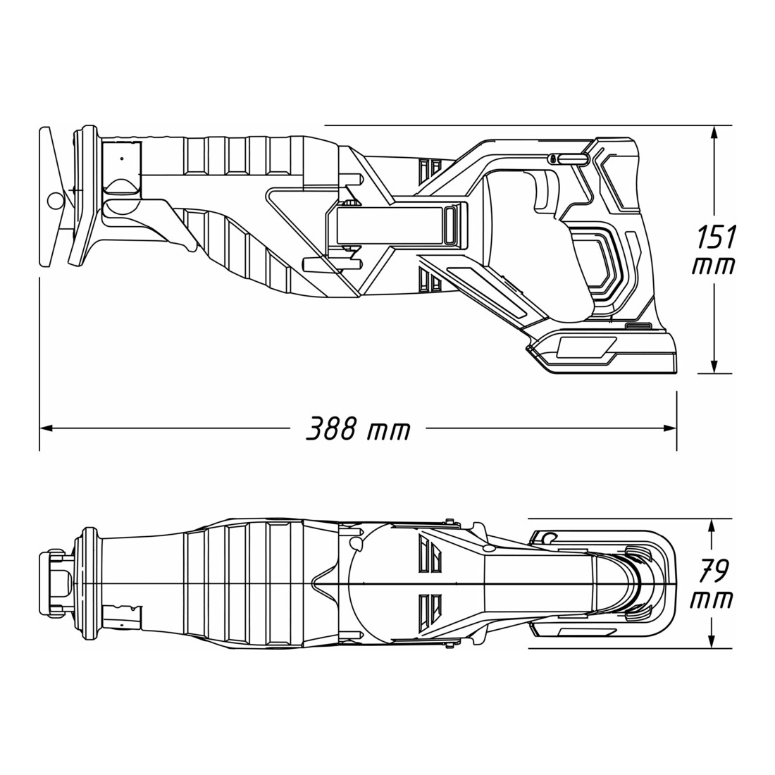 HAZET Akku-Säbelsäge 9234-010