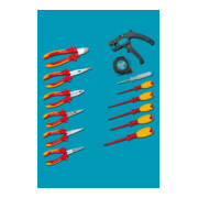 HAZET Assortimento di utensili, con isolamento di protezione 0-20/14, 0,4 x 2,5 – 0,8 x 4, PH1 – PH2
