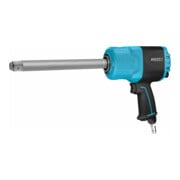 HAZET Avvitatore ad impulso Twin Turbo, asta filettata lunga 9014LGTT, Coppia massima di disserraggio: 3850 Nm, Attacco quadro, massiccio, 25mm (1 pollice), Doppia massa battente ad alte prestazioni-3