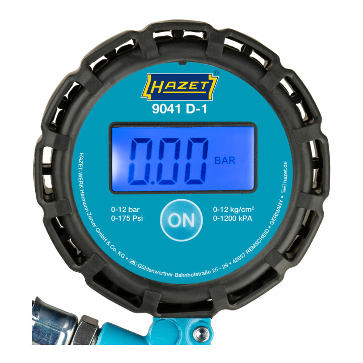 HAZET bandenspanningsmeter, digitaal 9041D-1