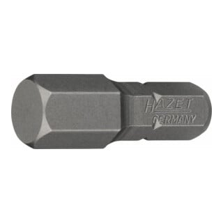 HAZET Bit 2206-10 Sechskant massiv 8 (5/16 Zoll) Innen-Sechskant Profil 10
