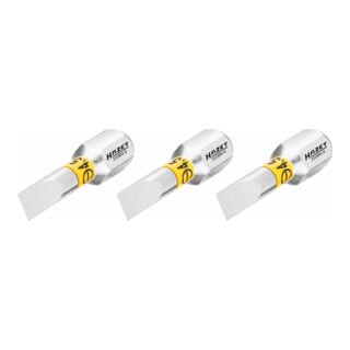 HAZET Bit 2208N-6/3, Attacco esagonale, massiccio, 6,3 (1/4"), Profilo ad intaglio, 0.6x4.5mm