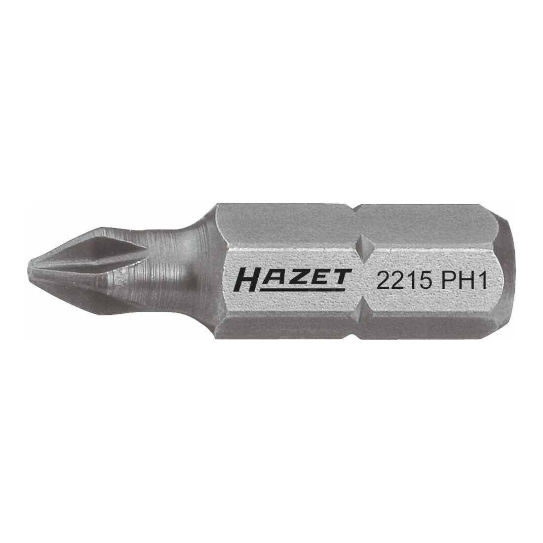HAZET Bit 2215-PH4 Sechskant massiv 6,3 (1/4 Zoll) Kreuzschlitz Profil PH PH4