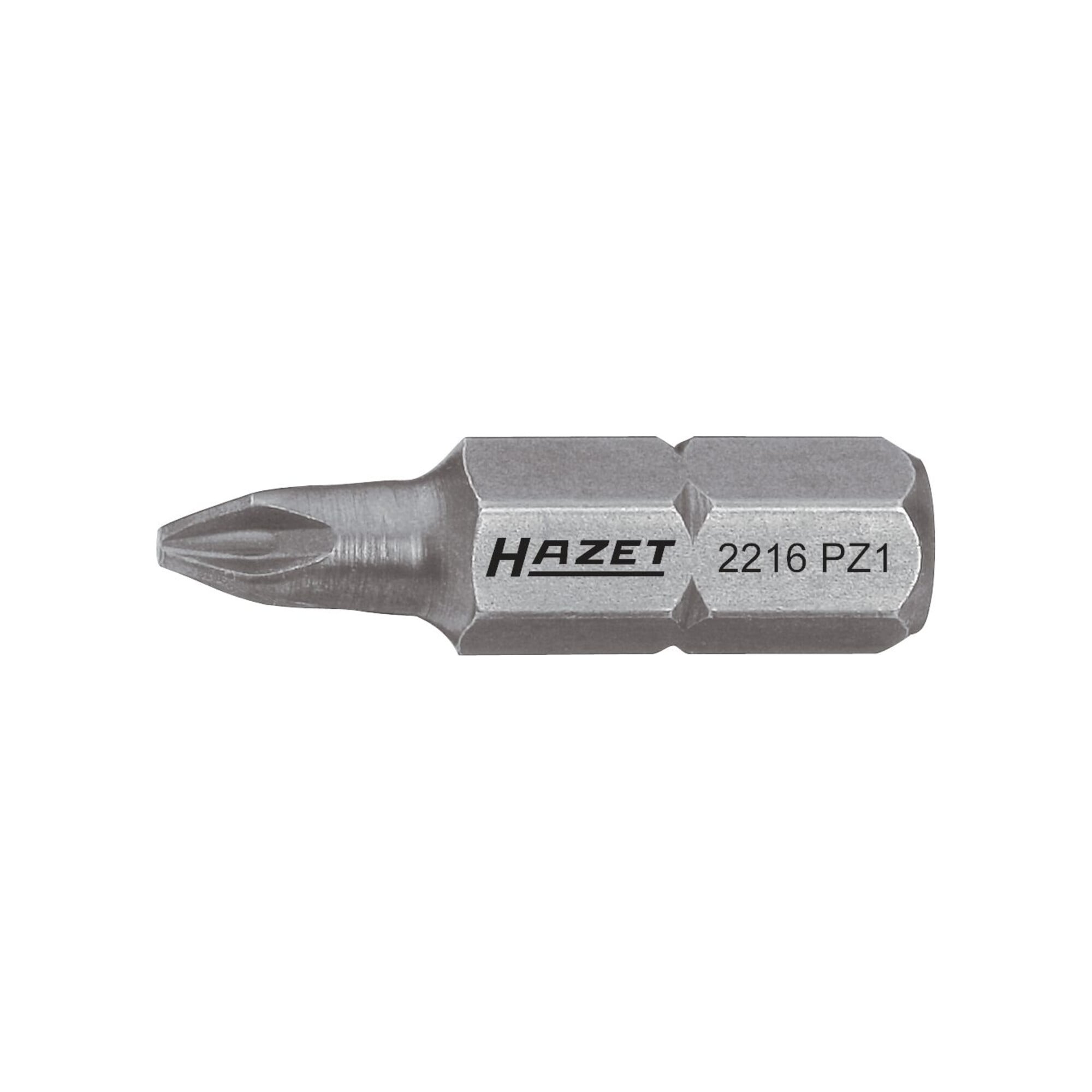 HAZET Bit 2216-PZ3 Sechskant massiv 6,3 (1/4 Zoll) Pozidriv Profil PZ PZ3