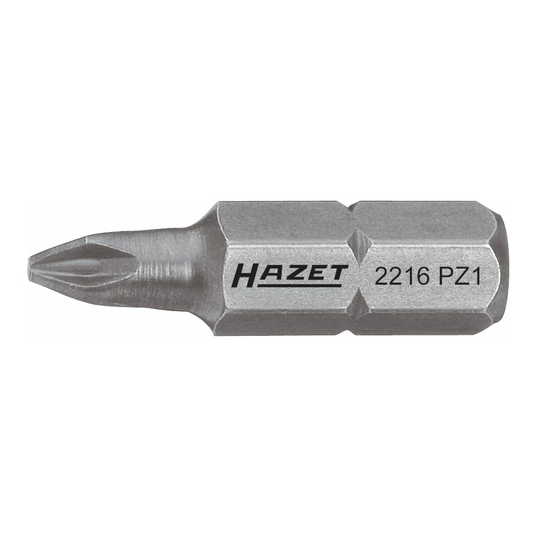 HAZET Bit 2216-PZ3 Sechskant massiv 6,3 (1/4 Zoll) Pozidriv Profil PZ PZ3