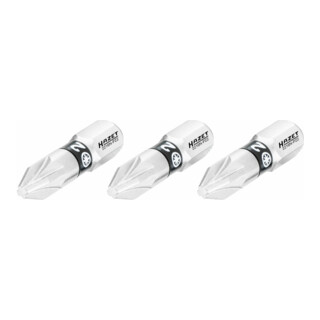 HAZET Bit 2216N-PZ2/3 ∙ Zeskant massief 6,3 = (1/4 inch) ∙ Pozidriv-profiel PZ ∙ PZ2 ∙ Aantal gereedschappen: 3