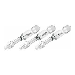 HAZET Bit 2216NSLG-PZ2/3, Attacco esagonale, massiccio, 6,3 (1/4"), Profilo Pozidriv PZ, PZ2