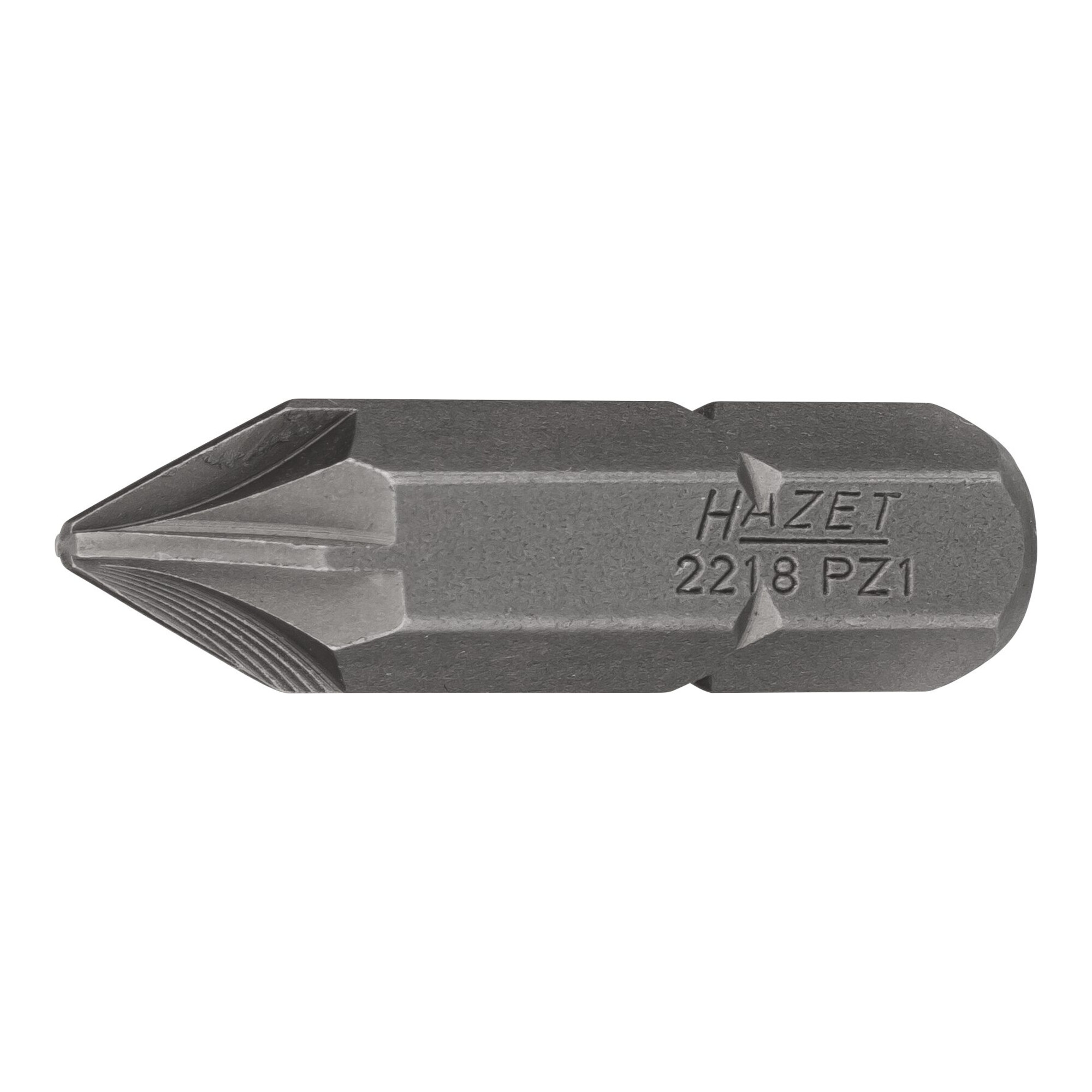 HAZET Bit 2218-PZ1 Sechskant massiv 8 (5/16 Zoll) Pozidriv Profil PZ PZ1