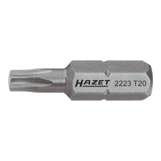HAZET Bit 2223 Sechskant massiv 1/4" Innen TX Profil