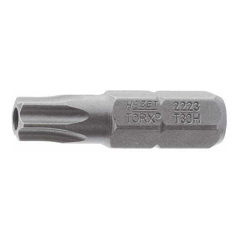 HAZET Bit 2223 Sechskant massiv 1/4" Tamper Resistant TX Profil