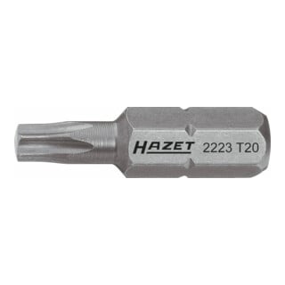 HAZET Bit 2223 Sechskant massiv 1/4" Innen TX Profil