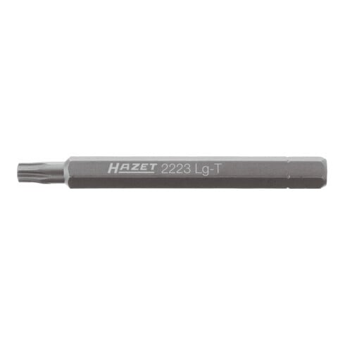 HAZET Bit 2223LG-T25 ∙ Zeskant massief 6,3 = (1/4 inch) ∙ Binnen-TORX®-profiel ∙ T25