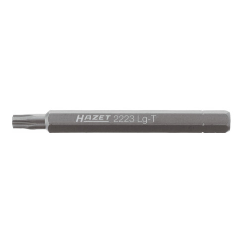 HAZET Bit 2223LG-T25, Attacco esagonale, massiccio, 6,3 (1/4"), Profilo interno TORX®, T25