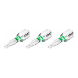 HAZET Bit 2223N-T10/3, Sechskant massiv 6,3 (1/4 Zoll), Innen TX Profil, T10, Anzahl Werkzeuge: 3