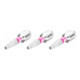 HAZET Bit 2223N-T15H/3 ∙ Zeskant massief 6,3 = (1/4 inch) ∙ Tamper resistant TX-profiel ∙ T15H ∙ Aantal gereedschappen: 3-1