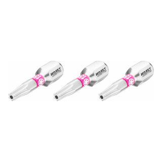 HAZET Bit 2223N-T15H/3, Attacco esagonale, massiccio, 6,3 (1/4"), Profilo TX Tamper Resistant, T15H