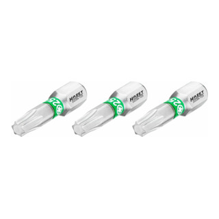 HAZET Bit 2223N-T25/3 ∙ Zeskant massief 6,3 = (1/4 inch) ∙ Binnen-TX-profiel ∙ T25 ∙ Aantal gereedschappen: 3