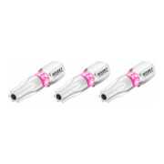HAZET Bit 2223N-T27H/3, Attacco esagonale, massiccio, 6,3 (1/4"), Profilo TX Tamper Resistant, T27H