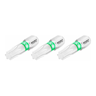 HAZET Bit 2223N-T30/3 ∙ Zeskant massief 6,3 = (1/4 inch) ∙ Binnen-TX-profiel ∙ T30 ∙ Aantal gereedschappen: 3