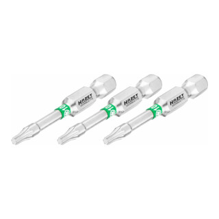 HAZET Bit 2223NSLG-T10/3, Attacco esagonale, massiccio, 6,3 (1/4"), Profilo interno TX, T10