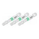 HAZET Bit 2223NSLG-T30/3 ∙ Zeskant massief 6,3 = (1/4 inch) ∙ Binnen-TX-profiel ∙ T30 ∙ Aantal gereedschappen: 3-1