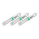 HAZET Bit 2223NSLG-T40/3 ∙ Zeskant massief 6,3 = (1/4 inch) ∙ Binnen-TX-profiel ∙ T40 ∙ Aantal gereedschappen: 3-1