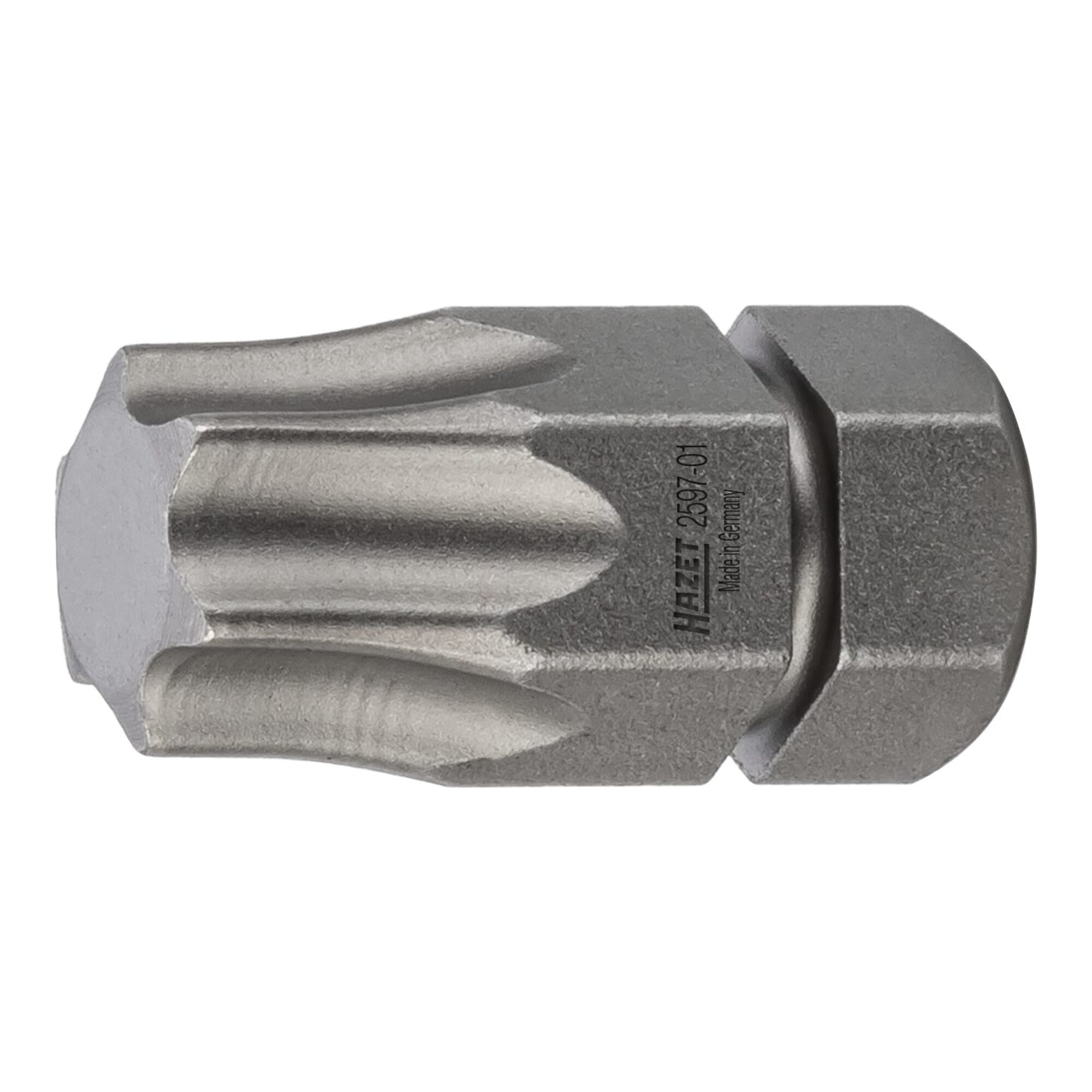HAZET Bit 2597-01 Sechskant massiv 8 (5/16 Zoll) Innen TX Profil T45