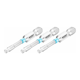 HAZET Bit Sechskant massiv 6,3 (1/4 Zoll), Innen-Sechskant Profil, 3 mm, Anzahl Werkzeuge: 3