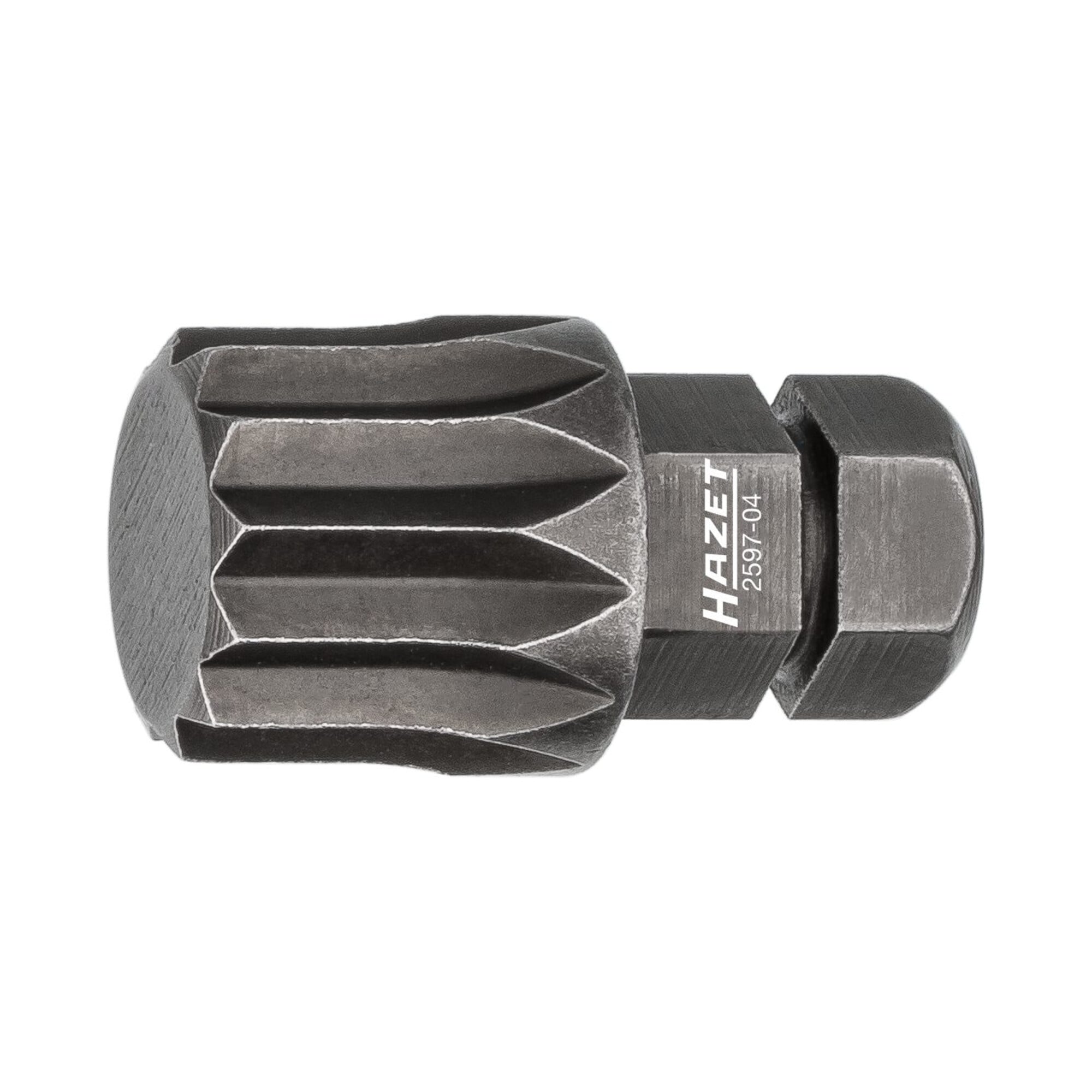 HAZET Bit Sechskant massiv 8 (5/16 Zoll), Innen Vielzahn Profil XZN, M12