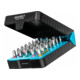 HAZET BitE-Box - Bitset 2240N/36 Pozidriv profiel PZ, zeskant hol 6.3 (1/4 inch), kruisgleuf profiel PH, Tamper Resistant TX profiel, binnenzeskant profiel, sleuf profiel, binnenste TX profiel Aantal Wie