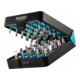 HAZET BitE-Box - Bitset 2240N/51 Pozidriv profiel PZ, zeskant hol 6.3 (1/4 inch), kruisgleuf profiel PH, Tamper Resistant TX profiel, binnenzeskant profiel, sleuf profiel, binnenste TX profiel Aantal Wie