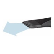 HAZET Blaaspistool, geluidsarm met brede platte spuitmond 9040P-5-2