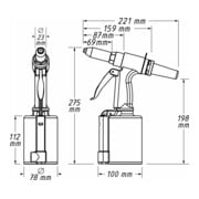 HAZET Blindniet-Pistole 9037SPC-5