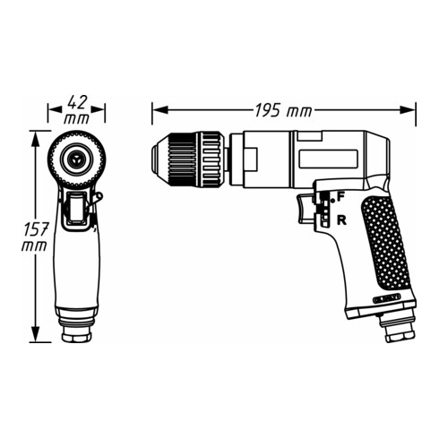 HAZET Bohrmaschine 9030N-1