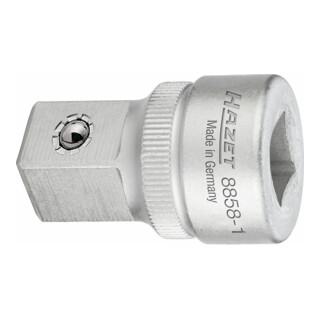 HAZET Bussola di maggiorazione 8858-1 quadro cavo 10mm (3/8 pollice) quadro pieno 12,5mm (1/2 pollice)