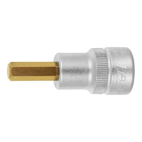 HAZET Bussola esagonale, attacco 3/8", lunga con rivestimento TiN, Esagono: 10mm