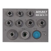 HAZET Bussola (esagono doppio) per avvitatore a percussione ed elettrico 900SZ6/11, 8pz.-2
