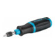 HAZET Cacciavite a cricchetto per bit 810R-4, Profilo ad intaglio, Profilo intaglio a croce PH, Profilo esagonale interno, Profilo interno TX®, Attacco esagonale, cavo, 6,3 (1/4"), 0,8 x 5,5, PH1, PH2, 3, 4, 5, 6, T15, T20, T25, T27, T30-5
