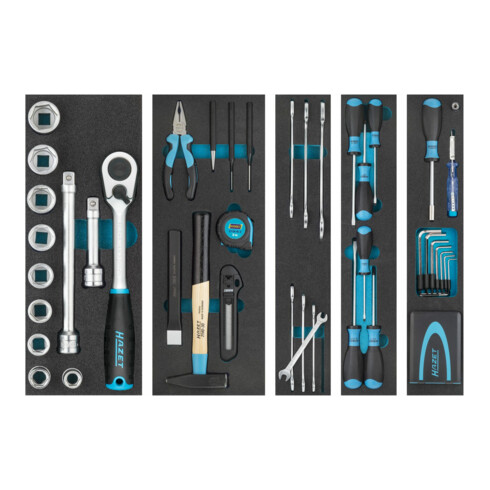 HAZET Caisse métallique à outils avec assortiment 190/79