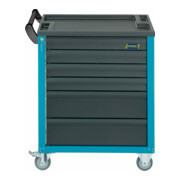 HAZET Carrello per officina Assistent 177, 6 cassetti in esecuzione piatta e alta-4