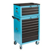HAZET Carrello per officina Assistent 178N-10 Cassetti piatti: 8x80x527x348mm Cassetti alti: 2x165x527x348mm-1