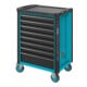 HAZET Carrello per officina Assistent 179N-8 cassetti piatti: 7x77x522x398mm cassetti alti: 1x162x522x398mm-4