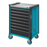 HAZET Carrello per officina Assistent 179NX-8, cassetti piani: 7x77x522x398mm, cassetti alti: 1x162x522x398mm-4